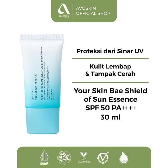 Sunscreen terbaru dari avoskin sudah bisa kamu dapatkan , yuk Simak kelebihan your skin Bae Shield of Sun Essence ini!